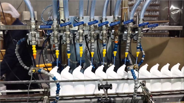 Толық автоматты дәретханаға арналған ағартқыш сызықтық типтегі толтыру машинасы